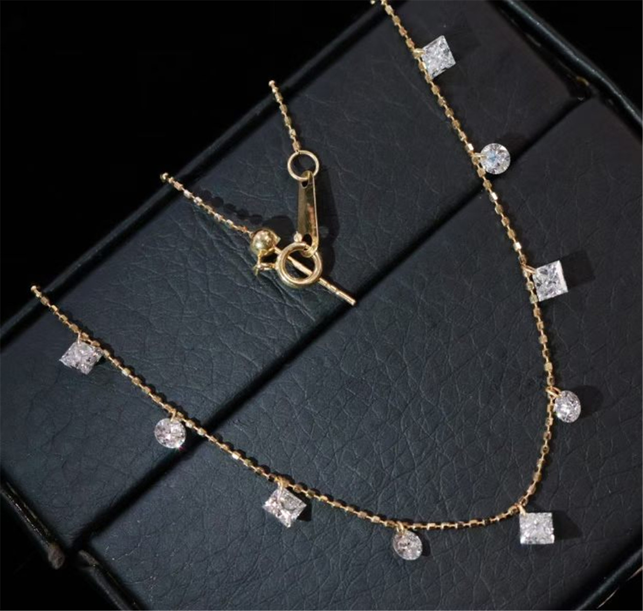 Collar de diamantes cultivados - Making Custom Jewelry reseña y precio