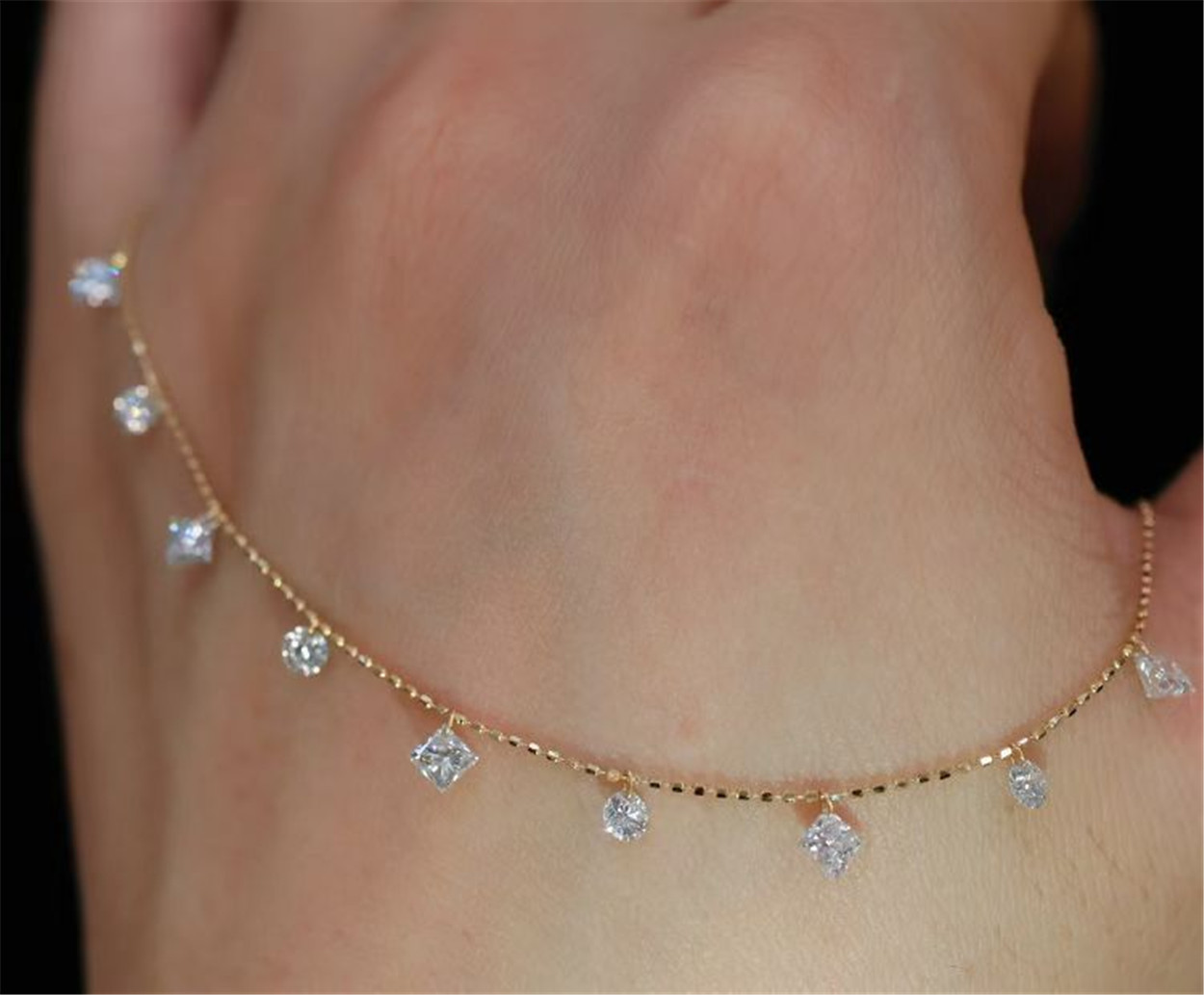 Collar de diamantes cultivados - Making Custom Jewelry reseña y precio