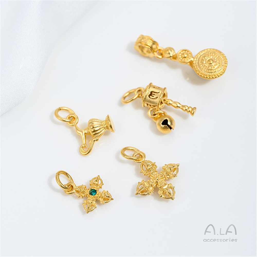 Colgantes de Oro de Arena de V - Jewelry Making Vietnam reseña y precio
