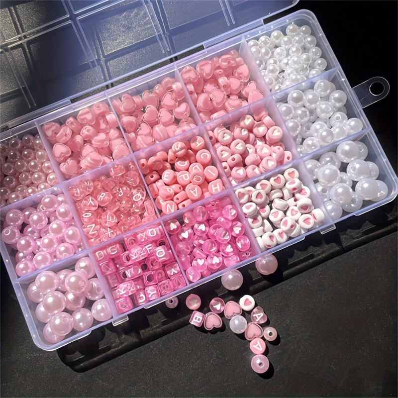 Caja de Alfabeto Rosa de 10 Pi - Jewelry Making Pieces reseña y precio