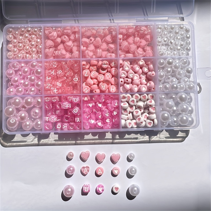 Caja de Alfabeto Rosa de 10 Pi - Jewelry Making Pieces reseña y precio