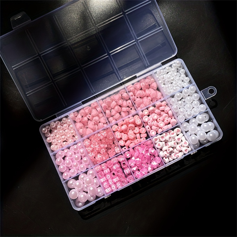 Caja de Alfabeto Rosa de 10 Pi - Jewelry Making Pieces reseña y precio
