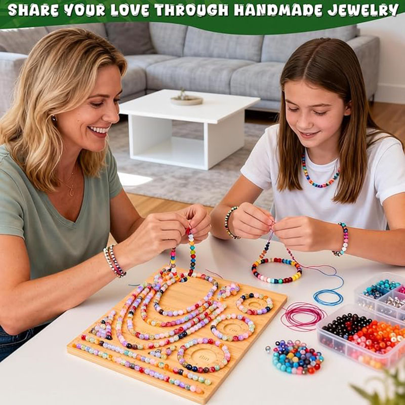 Tablero de cuentas de bambú pa - Jewelry Making Table reseña y precio
