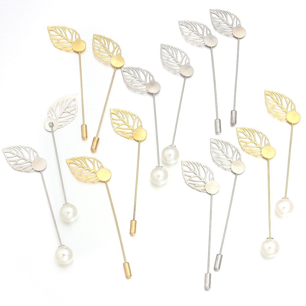 10 unids/lote broche de hojas  - Beading Needle Fine reseña y precio