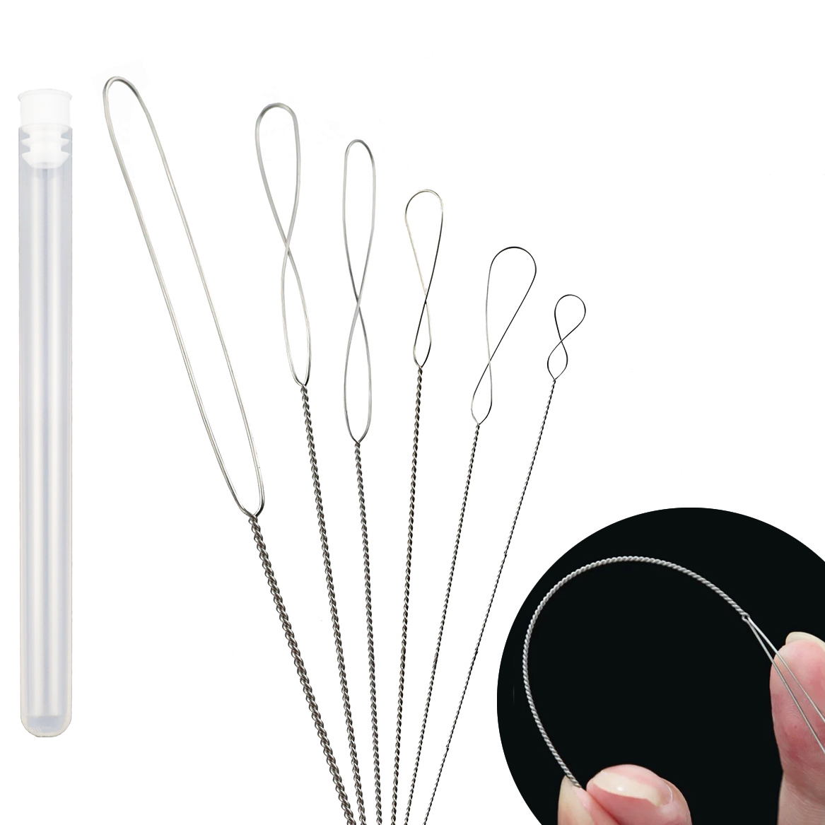 Pin trenzado de acero inoxidab - Beading Needle Fine reseña y precio