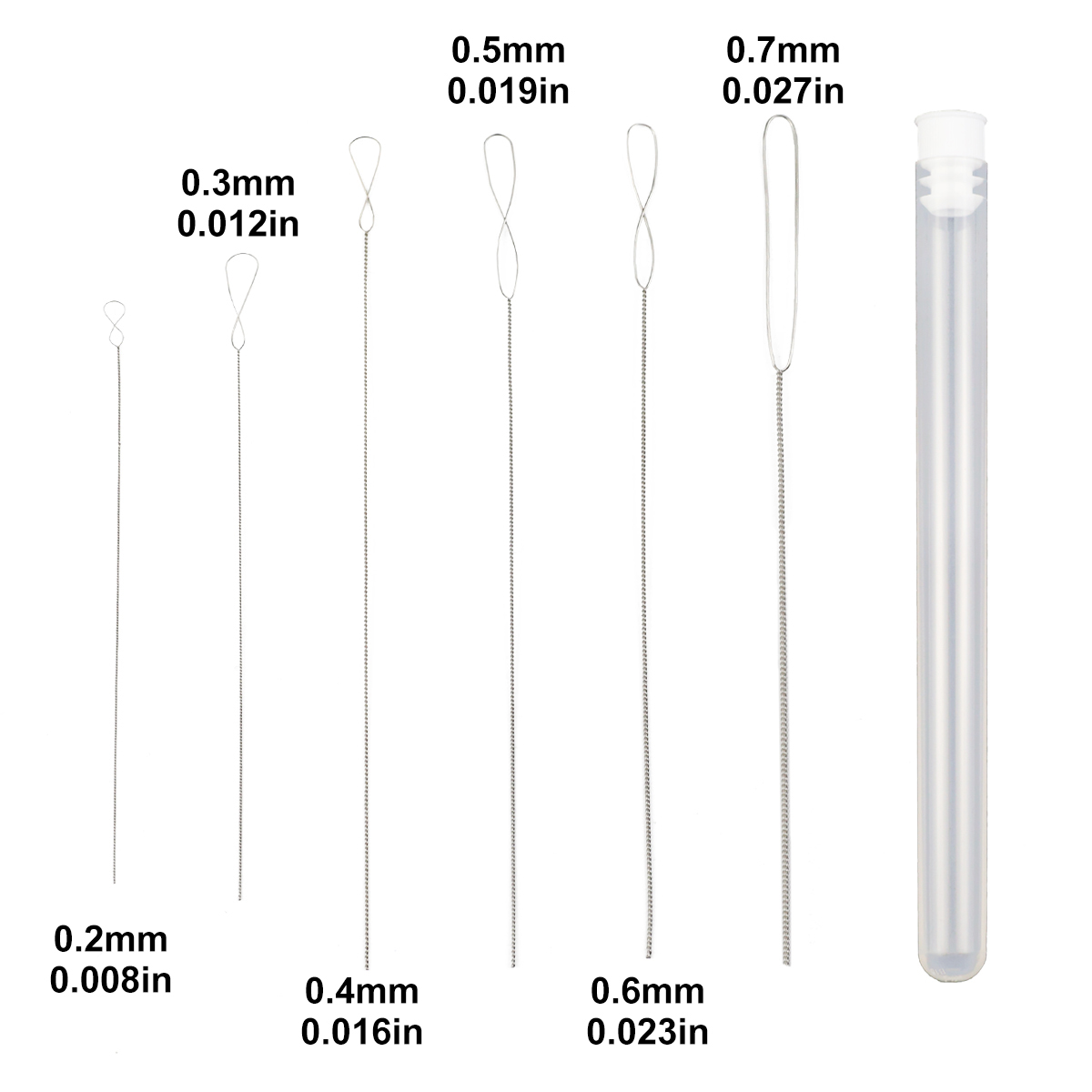 Pin trenzado de acero inoxidab - Beading Needle Fine reseña y precio