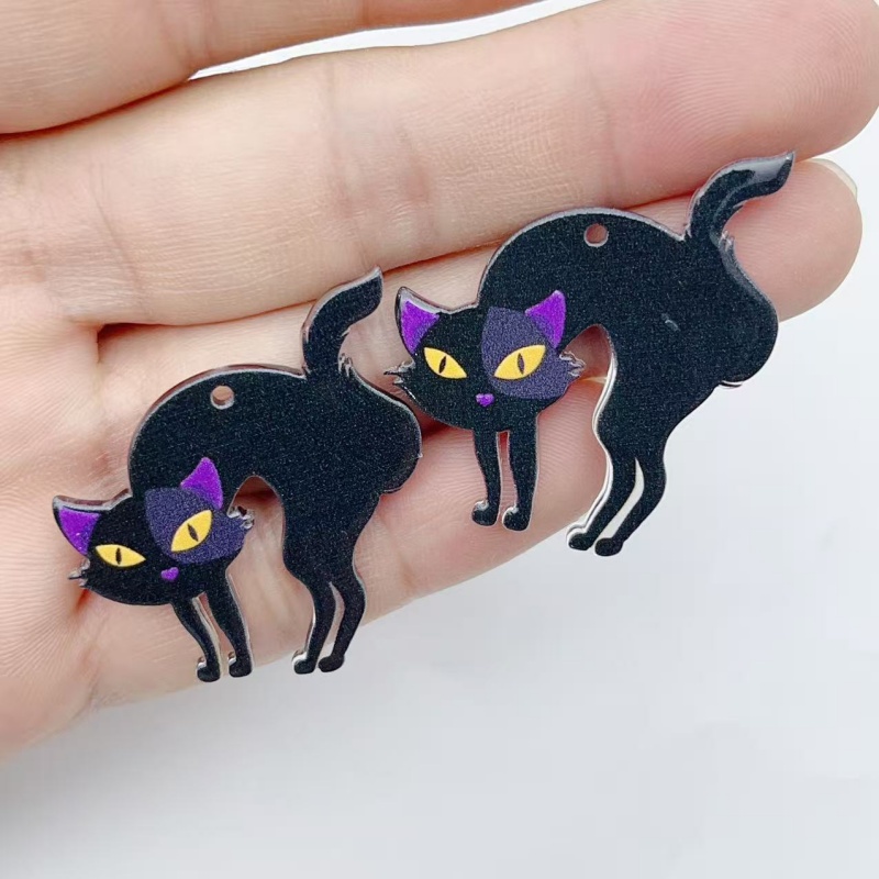 10 piezas de colgantes de gato - Jewelry Making Party reseña y precio
