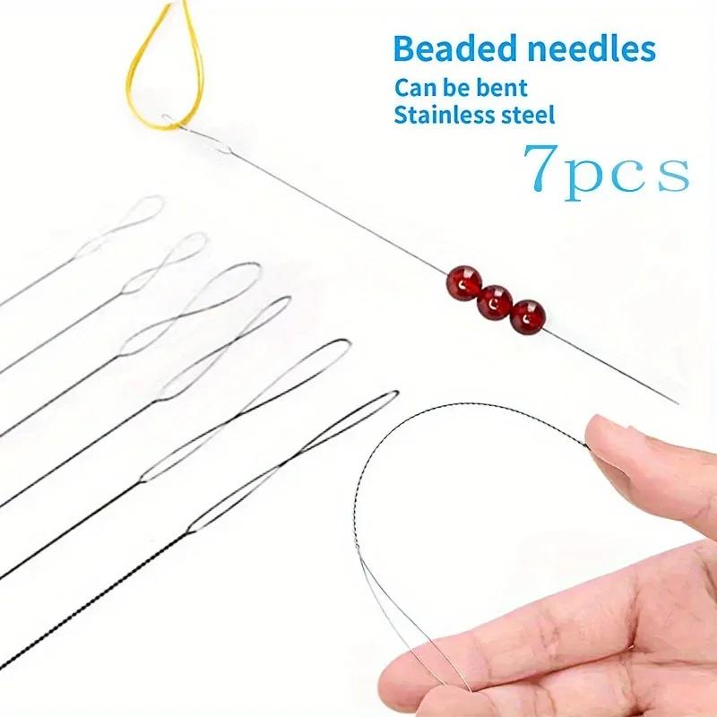 Juego de 7 Agujas de Acero Ino - Beading Needle Fine reseña y precio