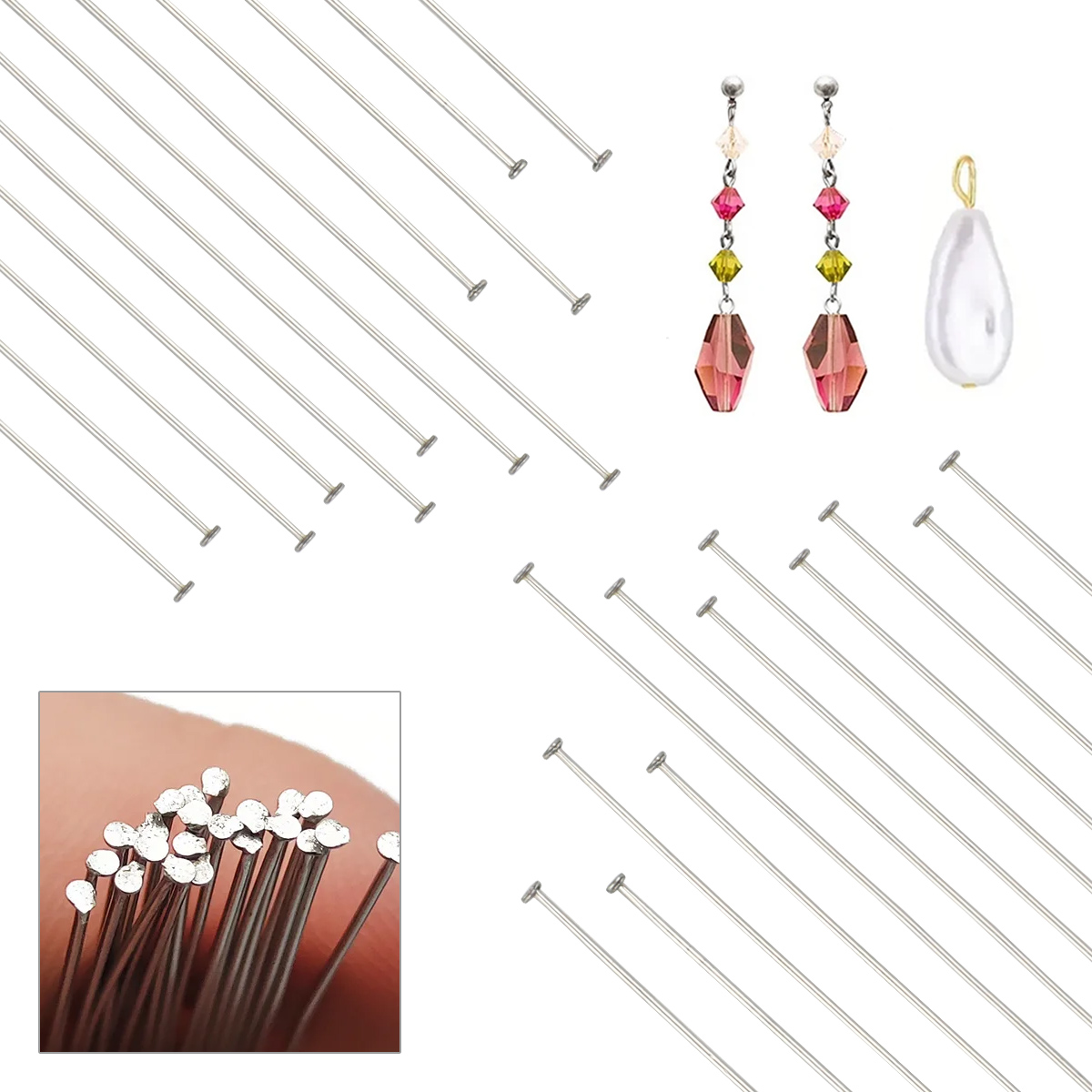 Pin plano de acero inoxidable, - Beading Needle Fine reseña y precio