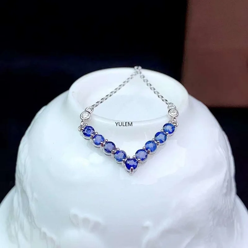 YULEM-abalorios de zafiro Natu - Jewelry Making University reseña y precio
