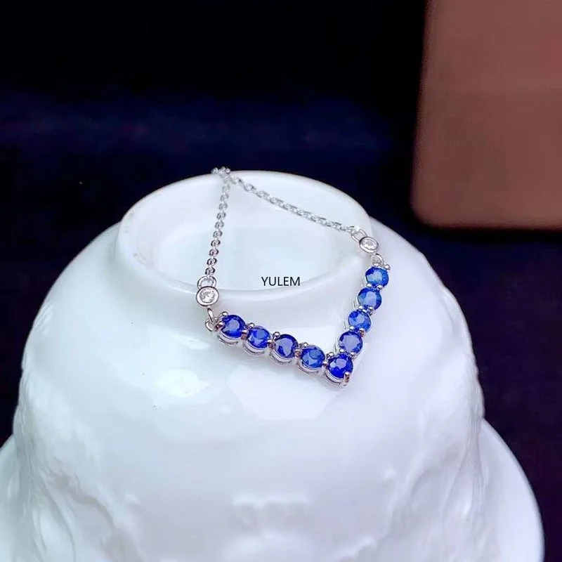 YULEM-abalorios de zafiro Natu - Jewelry Making University reseña y precio