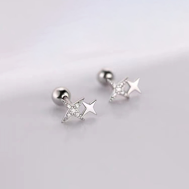 Pendientes de plata 925 con ci - Beading Needle Fine reseña y precio