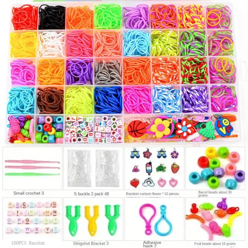 4300+ Piezas de Bandas Elástic - Jewelry Making Pieces reseña y precio