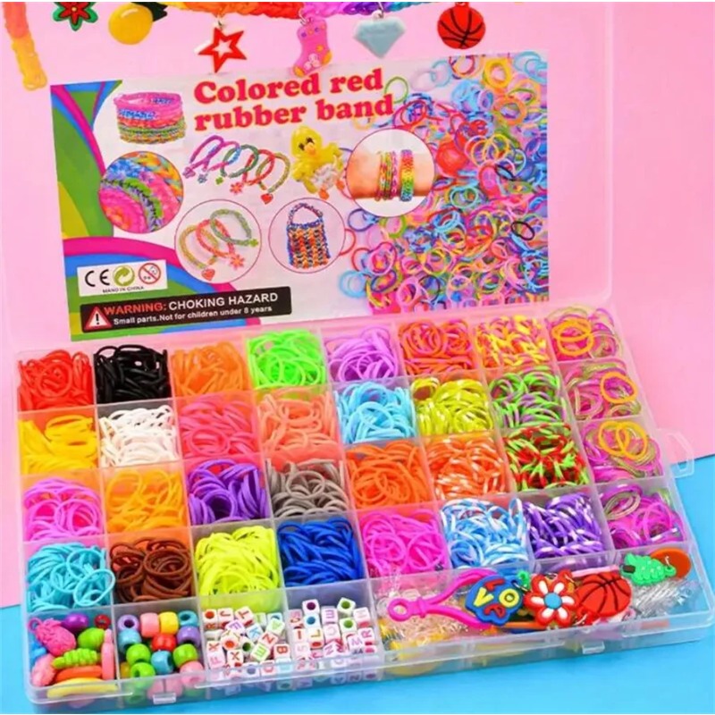 4300+ Piezas de Bandas Elástic - Jewelry Making Pieces reseña y precio