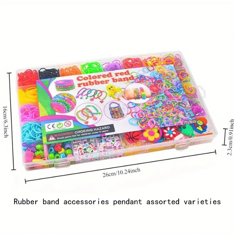 4300+ Piezas de Bandas Elástic - Jewelry Making Pieces reseña y precio