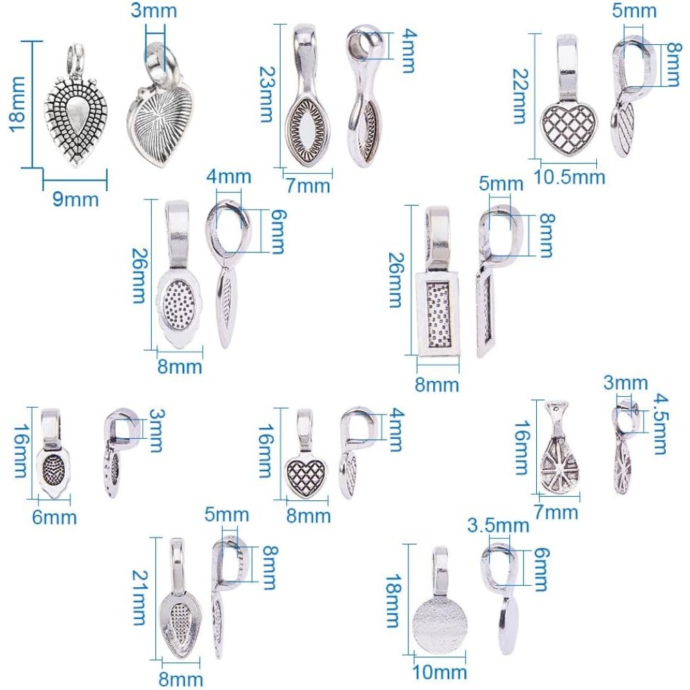200 piezas de 10 estilos de al - Jewelry Making Pieces reseña y precio